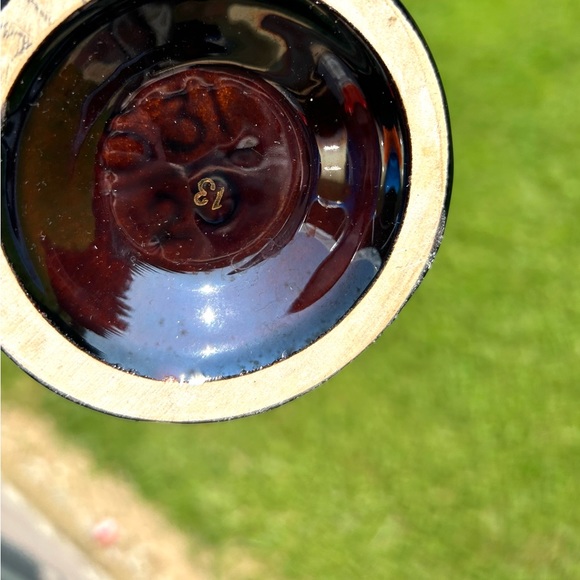 Set of2 MidCentury Bay Keramik West German Vintage Brown Pottery Ceramic Vases - Picture 11 of 12